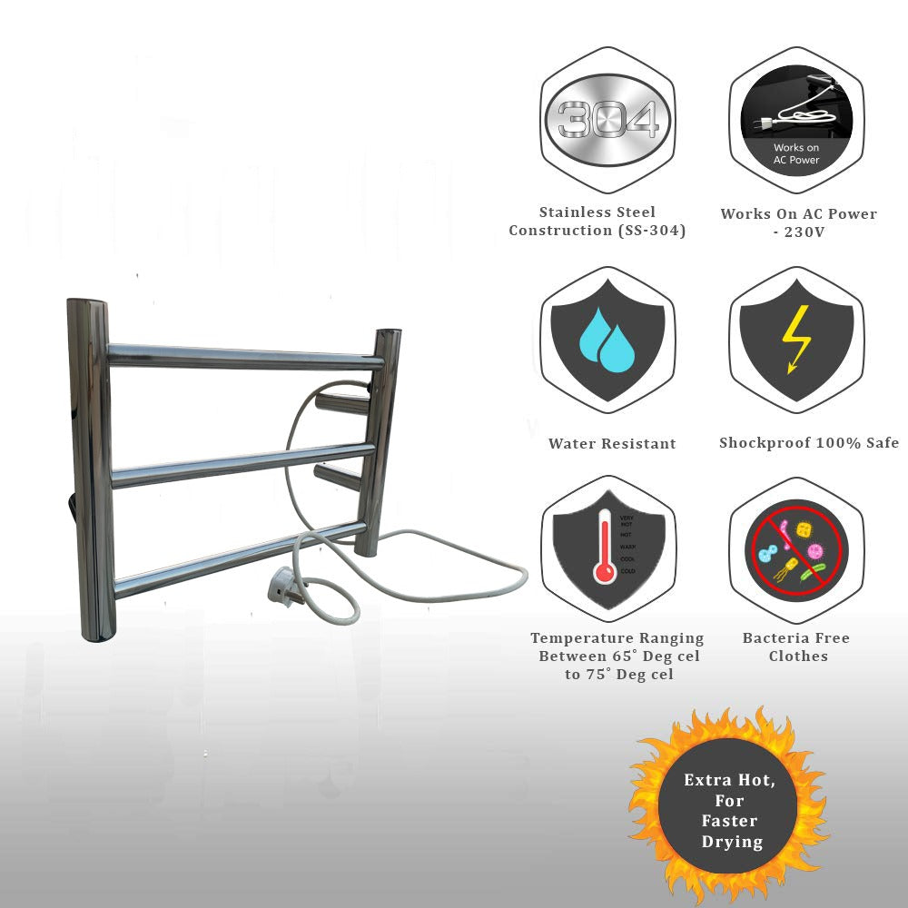 3-Bar Heated Rail