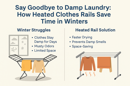 Say Goodbye to Damp Laundry – Heated Clothes Dryer India for Winters