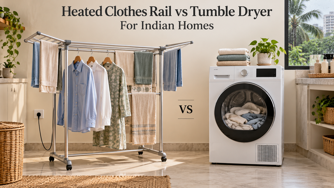 Heated Clothes Rail vs Tumble Dryer: Which Suits Indian Homes?