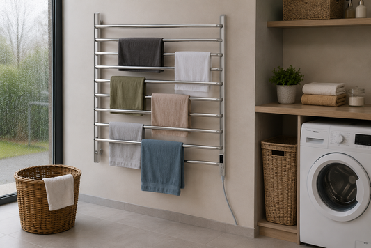 The 12-Bar Heated Clothes Drying Rail
