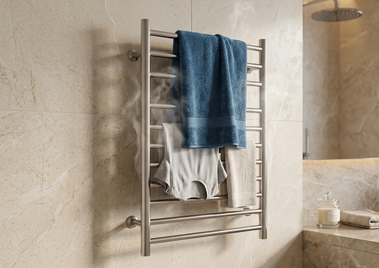 Energy-Efficient 12-Bar Heated Towel Rail Available at Tee’s Enterprise