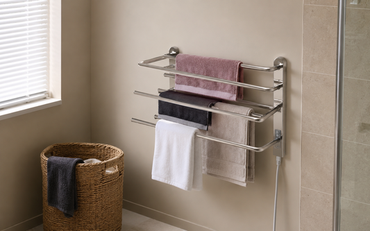6-Bar Heated Clothes Rail