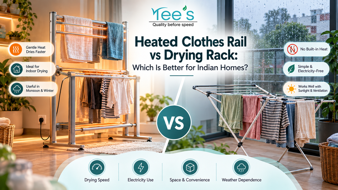 Heated Clothes Rail vs Drying Rack: Which Is Better?