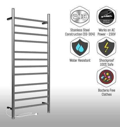 Tee’s 12-Bar Heated Clothes Rail