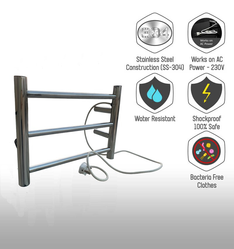 3-Bar Heated Rail