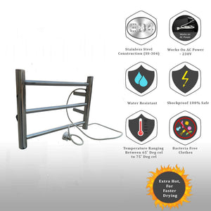 3-Bar Heated Rail