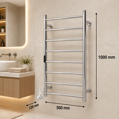 Tee’s 8-Bar Wall Heated Clothes Rail
