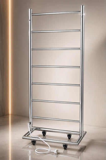 Tee’s 8-Bar Floor Standing Heated Clothes Rail